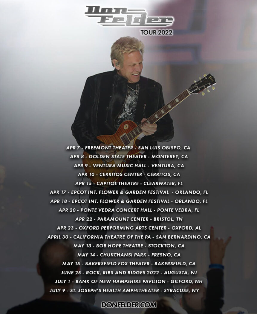 MJ joins Don Felder for tour dates Matthew Jordan